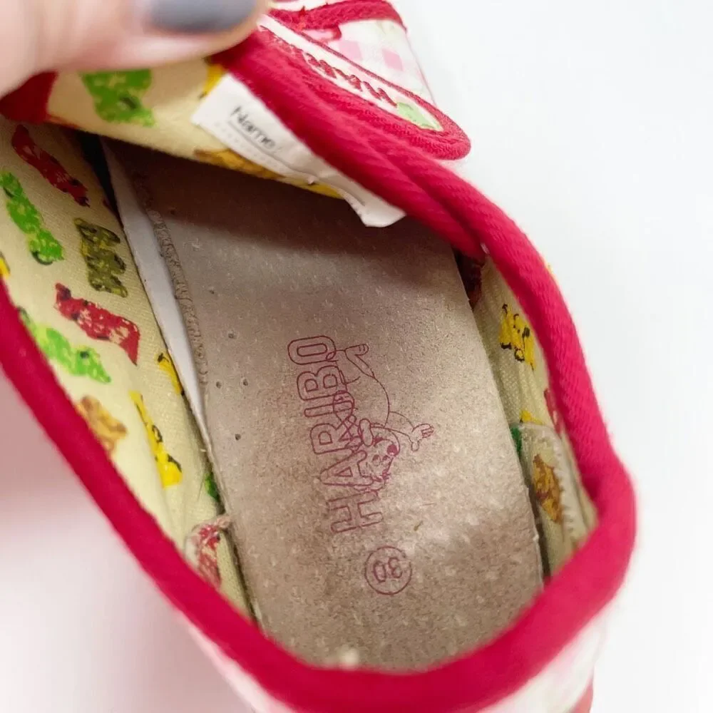 Haribo Cherry Gummy Bears Slip On Slippers Toddler Shoes Size EU 30 US 12